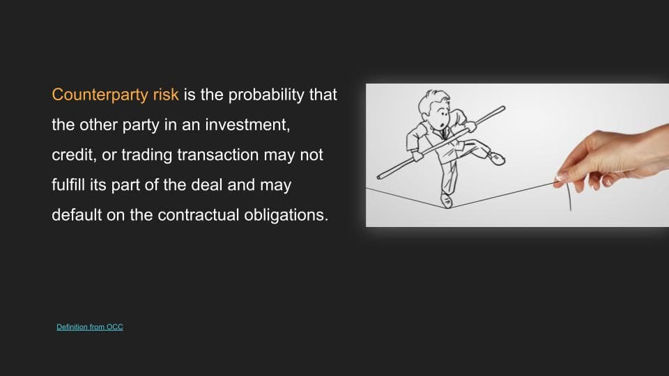 Counterparty risk definition