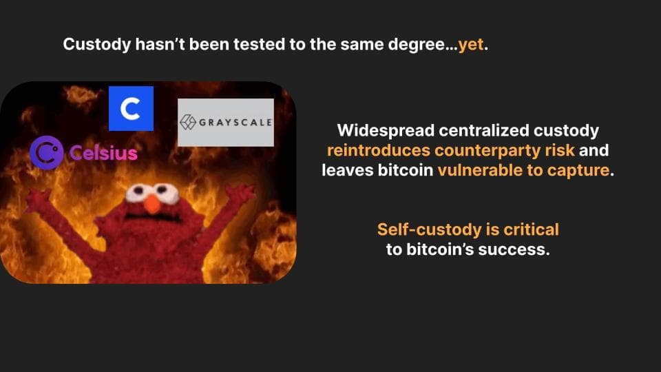 Custody not yet tested